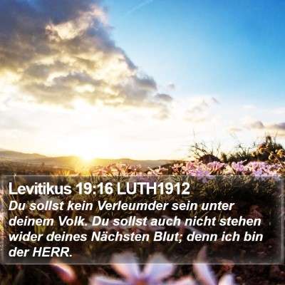 Levitikus 19:16 LUTH1912 Bible Verse Image