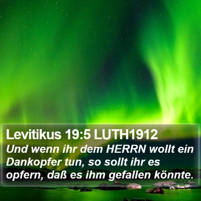 Levitikus 19:5 LUTH1912 Bible Verse Image