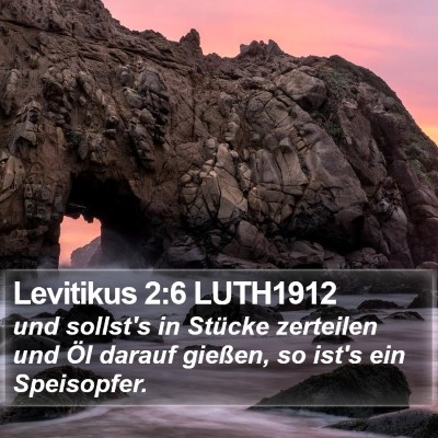 Levitikus 2:6 LUTH1912 Bible Verse Image
