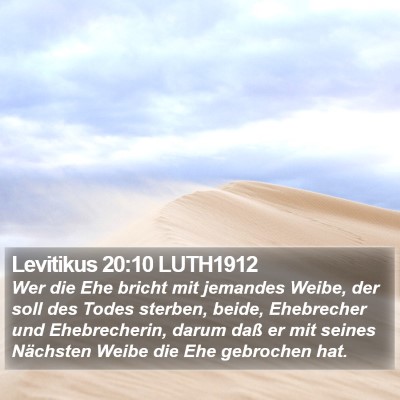 Levitikus 20:10 LUTH1912 Bible Verse Image