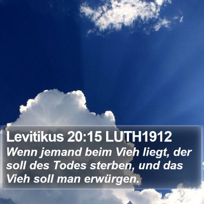 Levitikus 20:15 LUTH1912 Bible Verse Image
