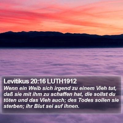 Levitikus 20:16 LUTH1912 Bible Verse Image