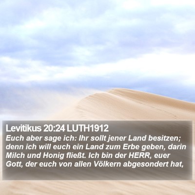Levitikus 20:24 LUTH1912 Bible Verse Image