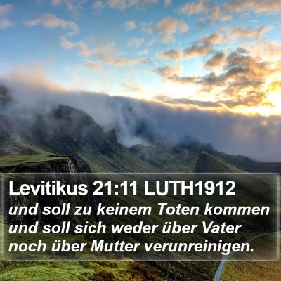 Levitikus 21:11 LUTH1912 Bible Verse Image