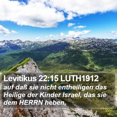 Levitikus 22:15 LUTH1912 Bible Verse Image