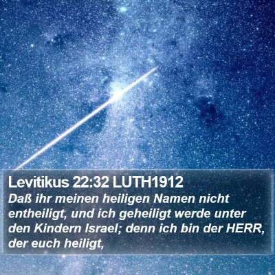 Levitikus 22:32 LUTH1912 Bible Verse Image
