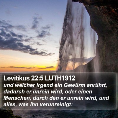 Levitikus 22:5 LUTH1912 Bible Verse Image