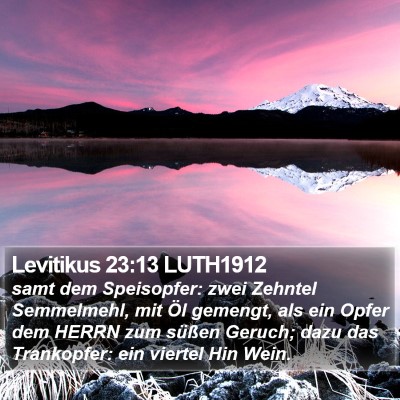 Levitikus 23:13 LUTH1912 Bible Verse Image