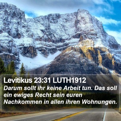 Levitikus 23:31 LUTH1912 Bible Verse Image