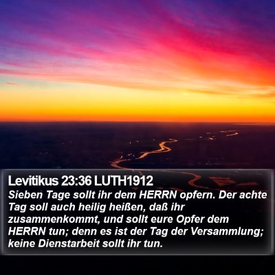 Levitikus 23:36 LUTH1912 Bible Verse Image