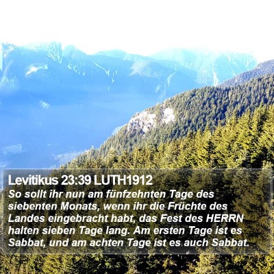 Levitikus 23:39 LUTH1912 Bible Verse Image