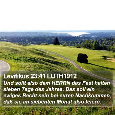 Levitikus 23:41 LUTH1912 Bible Verse Image