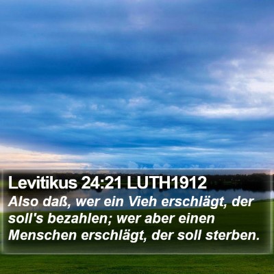 Levitikus 24:21 LUTH1912 Bible Verse Image