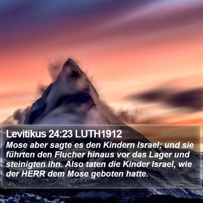 Levitikus 24:23 LUTH1912 Bible Verse Image