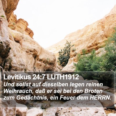 Levitikus 24:7 LUTH1912 Bible Verse Image