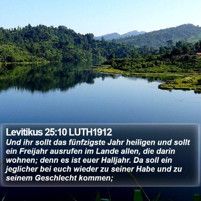 Levitikus 25:10 LUTH1912 Bible Verse Image