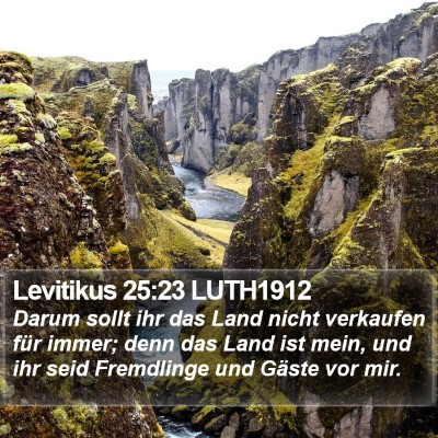 Levitikus 25:23 LUTH1912 Bible Verse Image