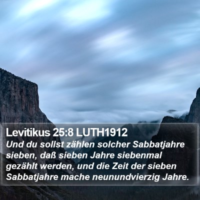 Levitikus 25:8 LUTH1912 Bible Verse Image