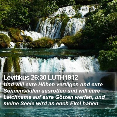 Levitikus 26:30 LUTH1912 Bible Verse Image