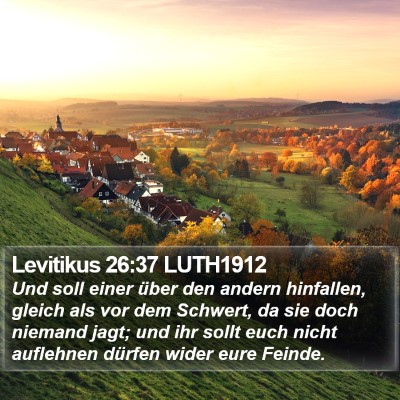 Levitikus 26:37 LUTH1912 Bible Verse Image