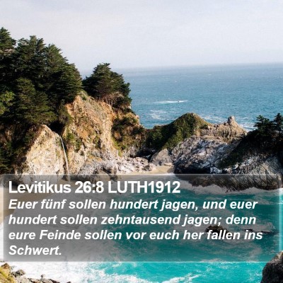 Levitikus 26:8 LUTH1912 Bible Verse Image