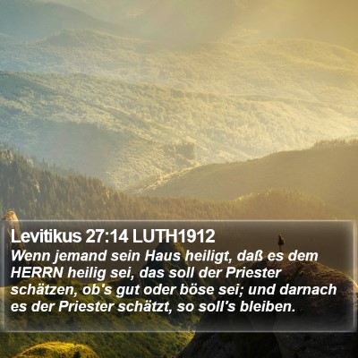 Levitikus 27:14 LUTH1912 Bible Verse Image