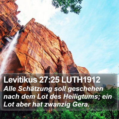 Levitikus 27:25 LUTH1912 Bible Verse Image