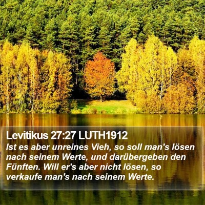 Levitikus 27:27 LUTH1912 Bible Verse Image