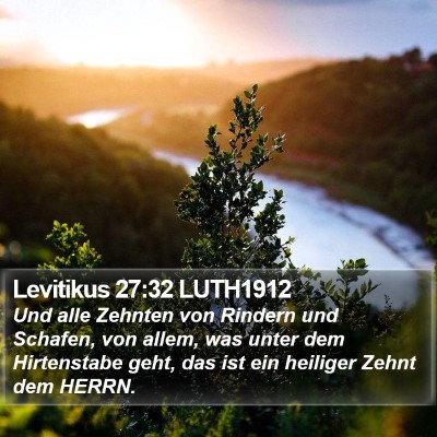 Levitikus 27:32 LUTH1912 Bible Verse Image