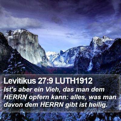 Levitikus 27:9 LUTH1912 Bible Verse Image