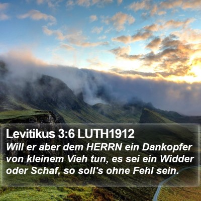Levitikus 3:6 LUTH1912 Bible Verse Image