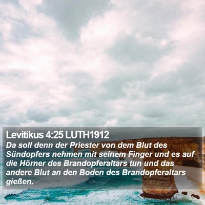 Levitikus 4:25 LUTH1912 Bible Verse Image