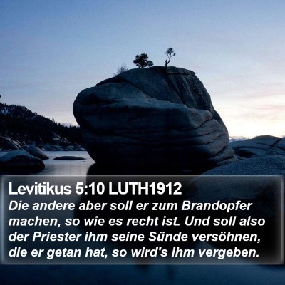 Levitikus 5:10 LUTH1912 Bible Verse Image