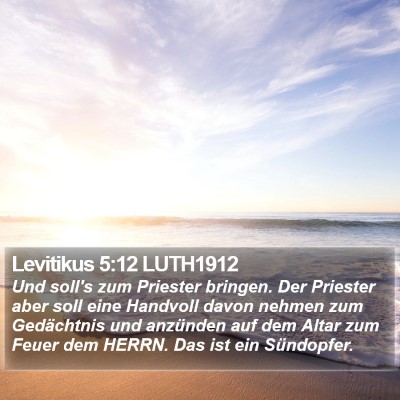 Levitikus 5:12 LUTH1912 Bible Verse Image