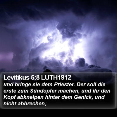 Levitikus 5:8 LUTH1912 Bible Verse Image