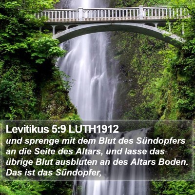 Levitikus 5:9 LUTH1912 Bible Verse Image