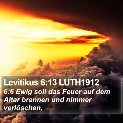 Levitikus 6:13 LUTH1912 Bible Verse Image
