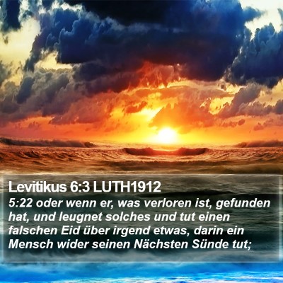Levitikus 6:3 LUTH1912 Bible Verse Image