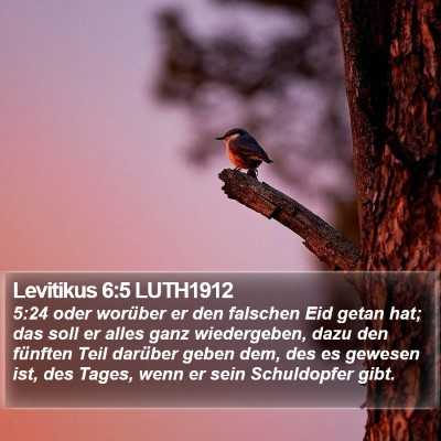 Levitikus 6:5 LUTH1912 Bible Verse Image