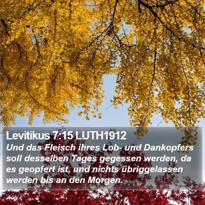 Levitikus 7:15 LUTH1912 Bible Verse Image