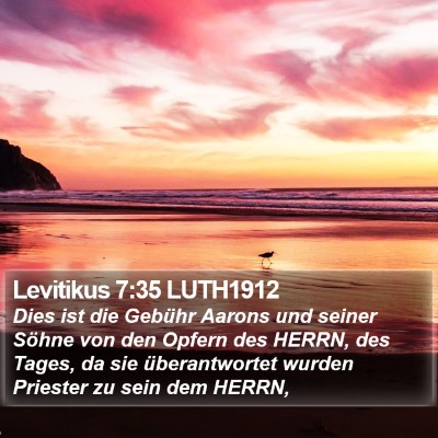 Levitikus 7:35 LUTH1912 Bible Verse Image