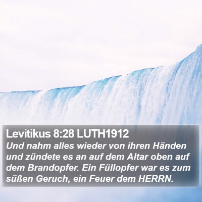 Levitikus 8:28 LUTH1912 Bible Verse Image