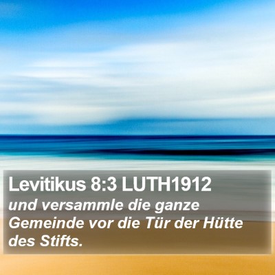 Levitikus 8:3 LUTH1912 Bible Verse Image