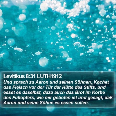 Levitikus 8:31 LUTH1912 Bible Verse Image