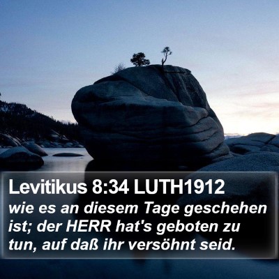 Levitikus 8:34 LUTH1912 Bible Verse Image