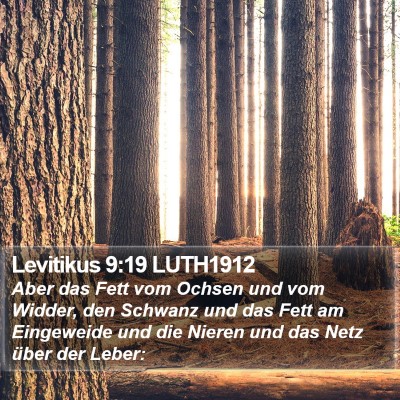 Levitikus 9:19 LUTH1912 Bible Verse Image
