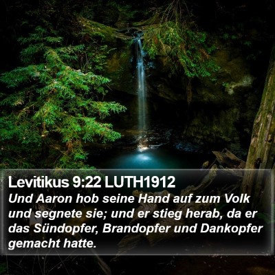 Levitikus 9:22 LUTH1912 Bible Verse Image