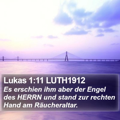 Lukas 1:11 LUTH1912 Bible Verse Image