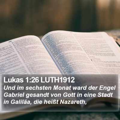 Lukas 1:26 LUTH1912 Bible Verse Image