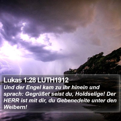 Lukas 1:28 LUTH1912 Bible Verse Image